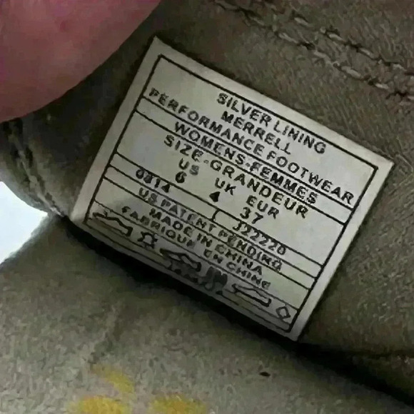 Merrell silver lining womens sandals 6 37 beige yellow suede walking outdoors - Picture 10 of 13